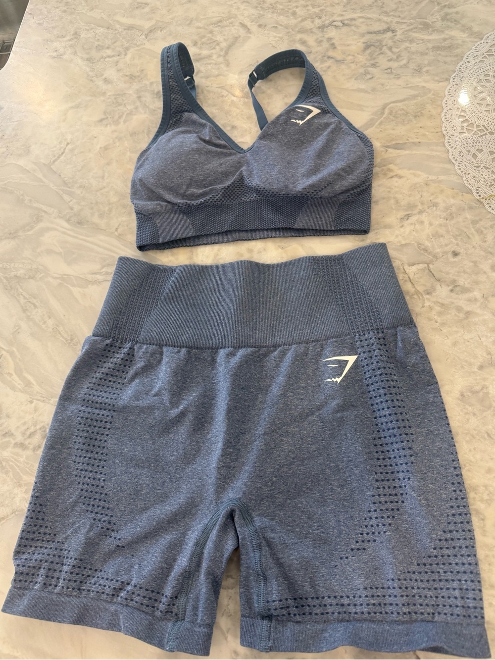 Gymshark sports bra and shorts set size small